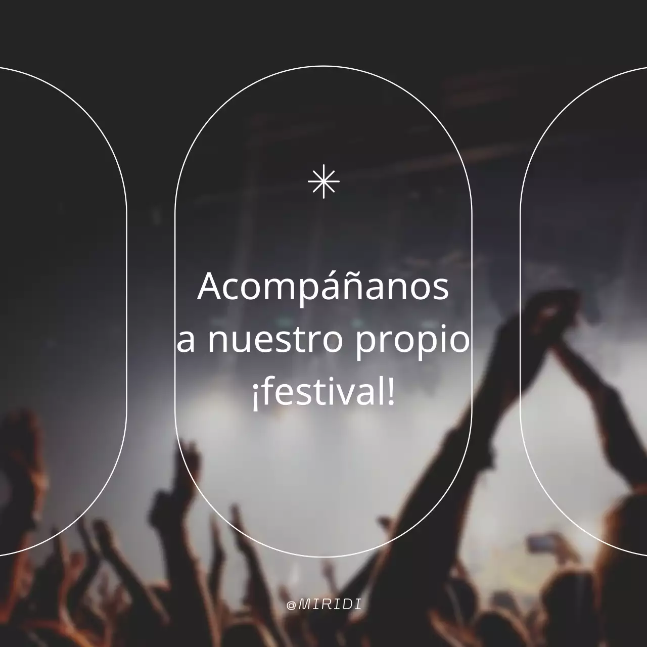 Un post sobre una fiesta concierto de moda en azul marino y blanco