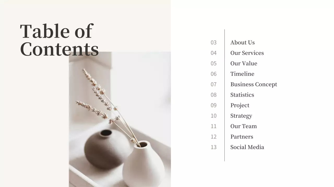 Beige Minimal Business Presentation