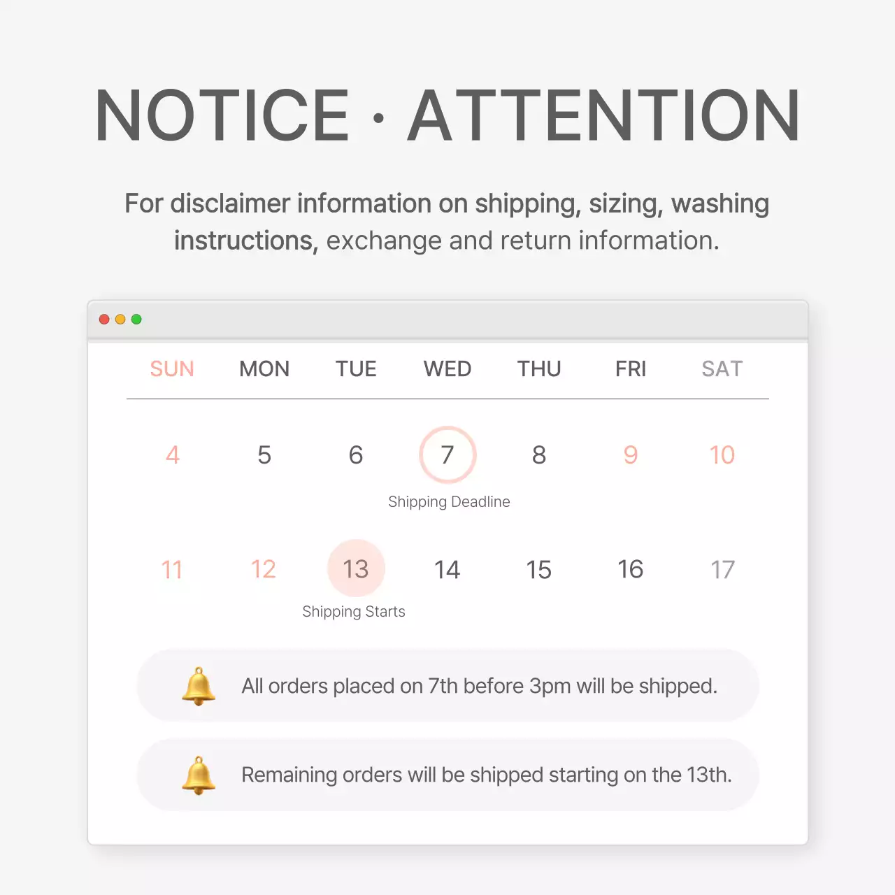 A fashion mall decorated with a simple style of white and gray emoji, with necessary instructions and cautions.
