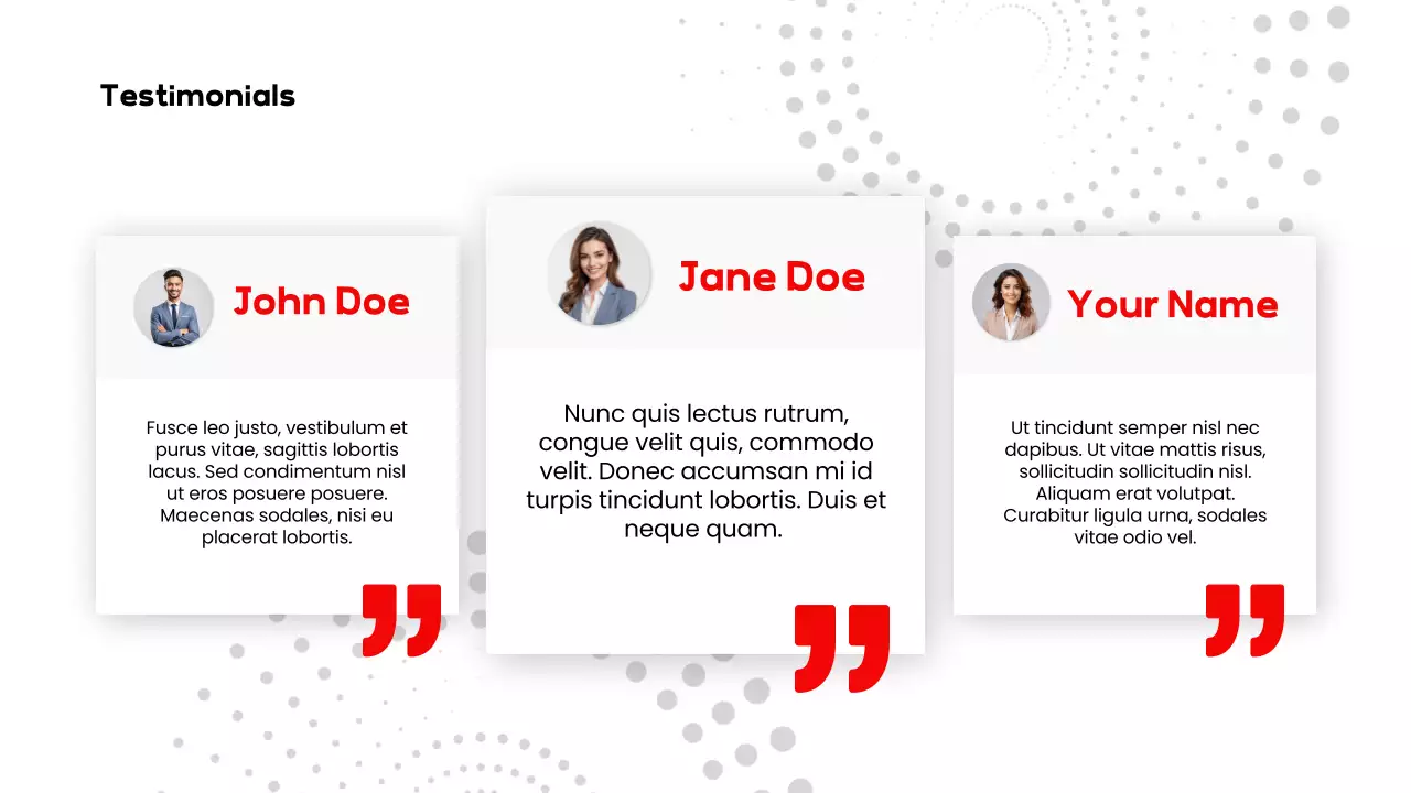 Red Modern Healthcare Presentation