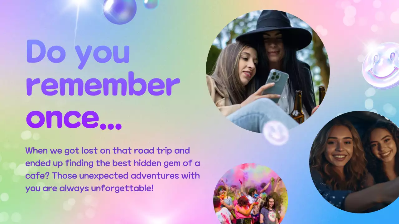 레인보우 트렌디 생일 선물