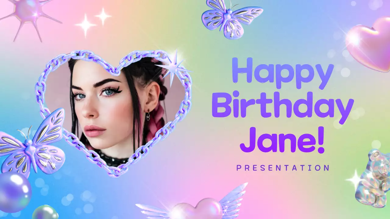 레인보우 트렌디 생일 선물