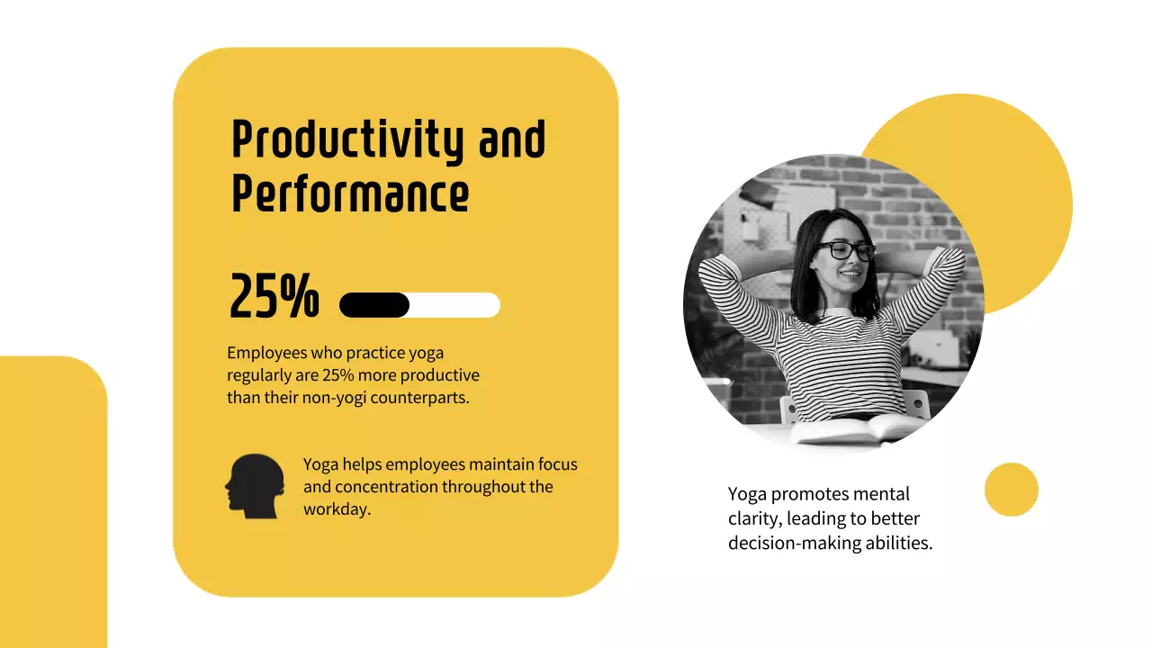 Yellow Modern Yoga Guide Presentation