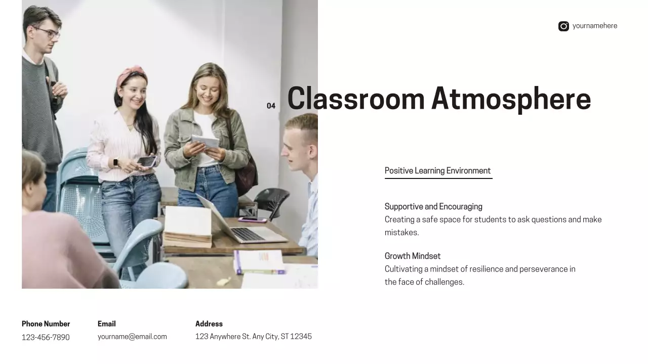 White Modern Math Promotion Presentation