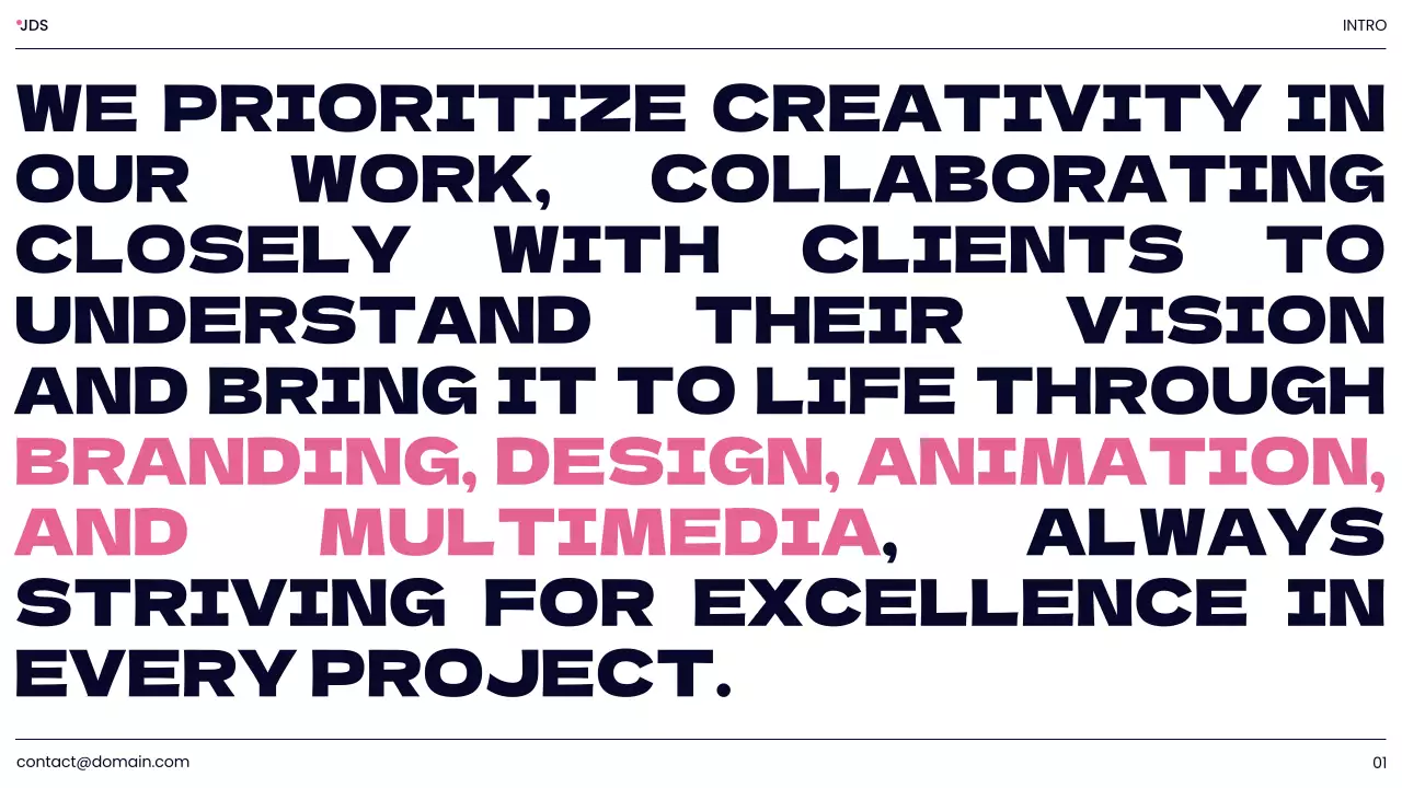 Navy Modern Design Portfolio Presentation