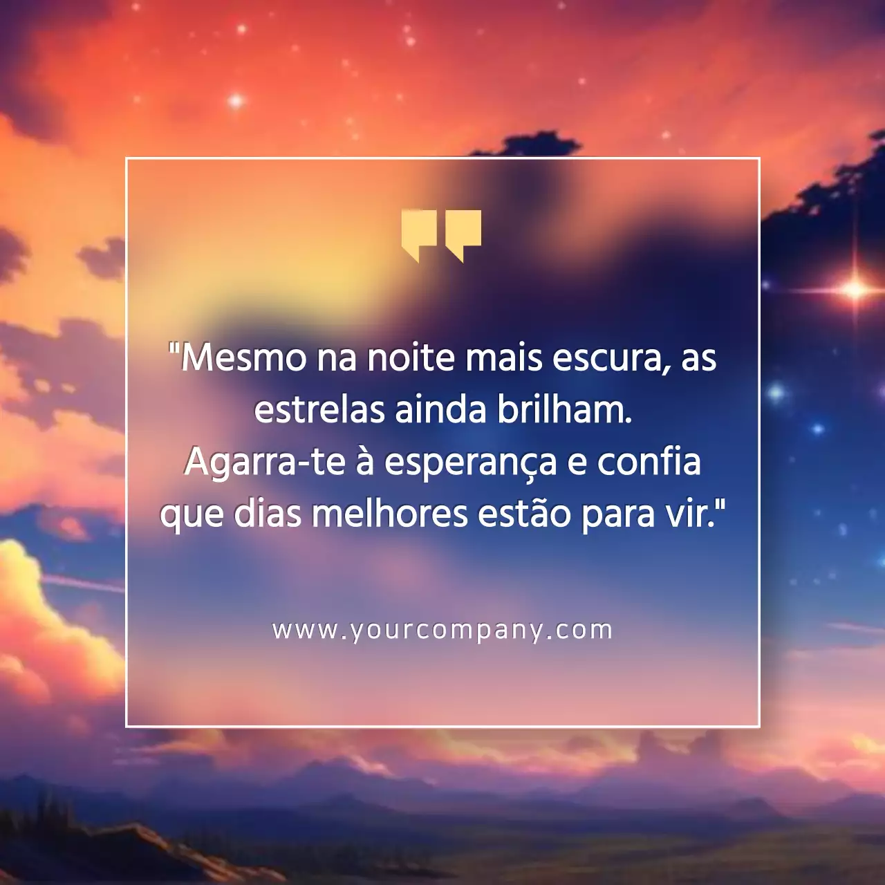 Azul e vermelho mínimo Palavras de incentivo para apoiar a saúde mental
