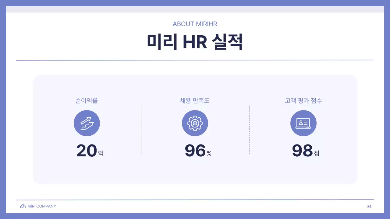 연보라색과 흰색의 기본적인 헤드헌팅 취직 서비스 회의 발표 제안서