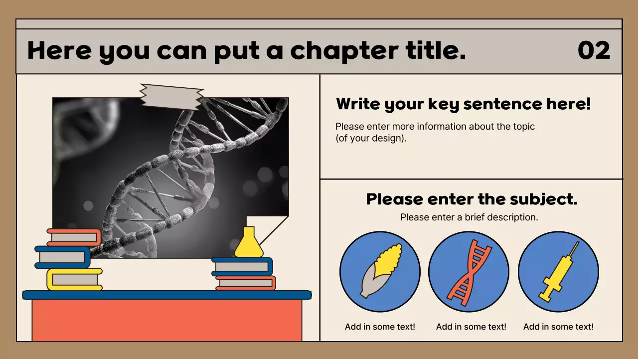 Beige Minimal Science Presentation