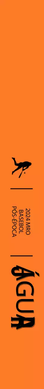 Desenho desportivo forte com o nome de uma equipa de basebol