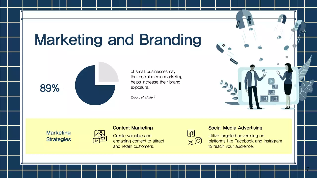 Apresentação do Guia de Negócios Modernos Azul