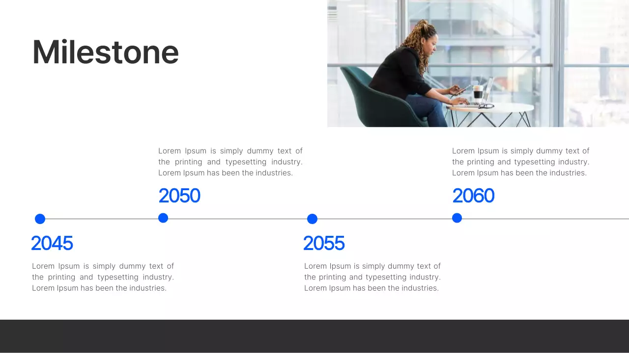 블루 모던 비즈니스 프레젠테이션