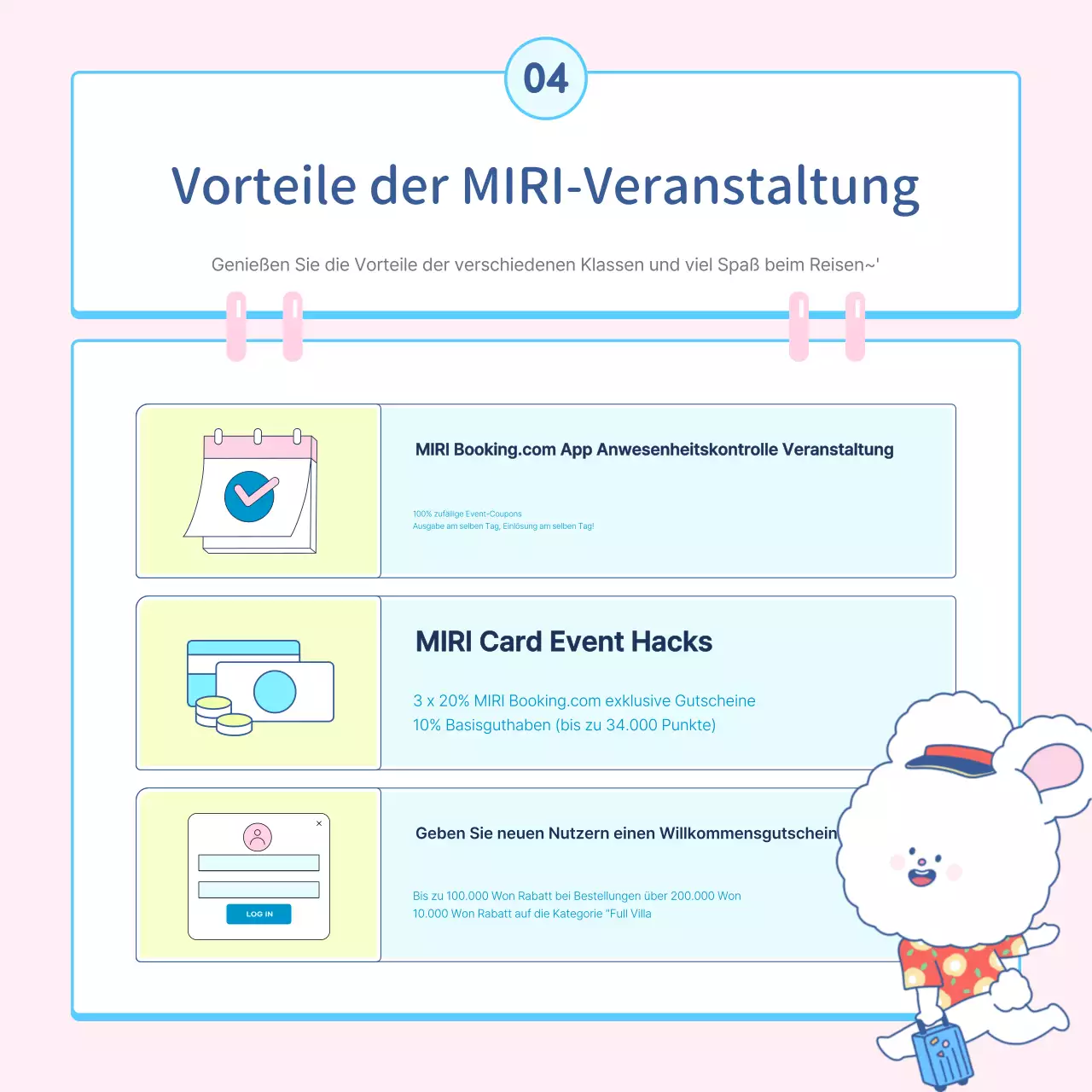 Ein hübsches Sommerhaus in Hellblau und Rosa