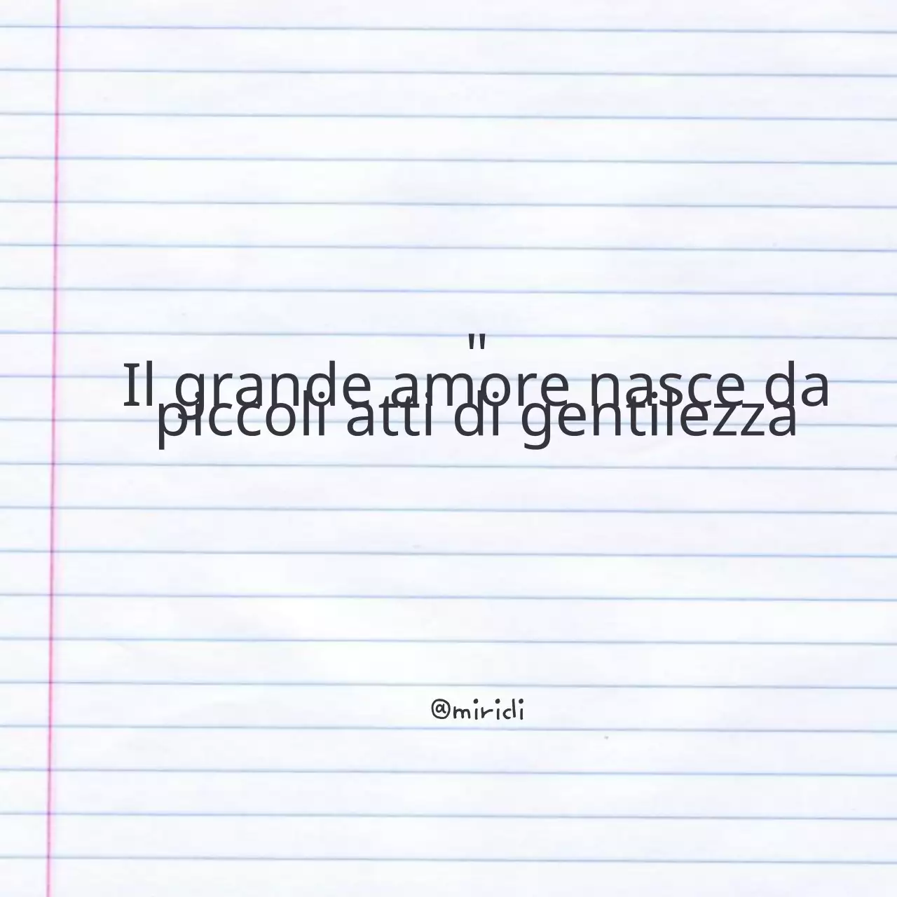 Semplice post sentimentale in blu e nero