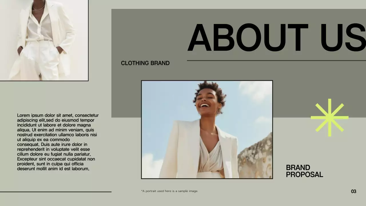 Beige Modern Fashion Proposal Presentation