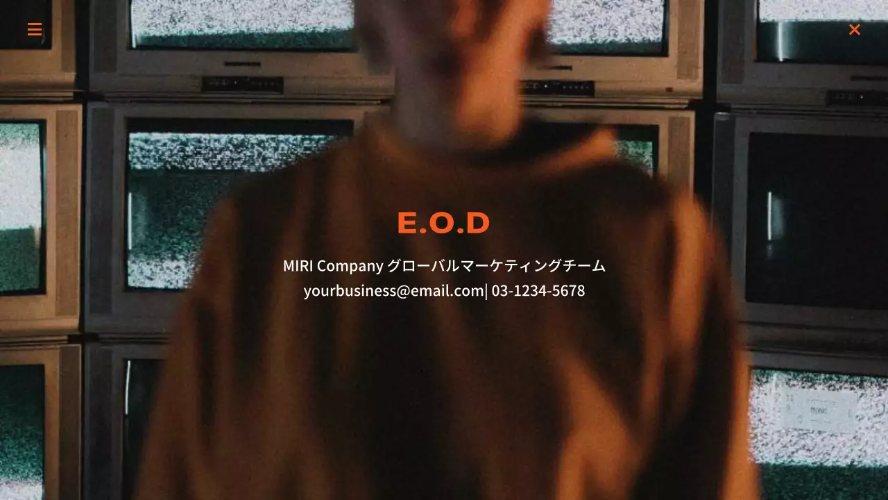 黒 モダン マーケティング 報告書 プレゼンテーション