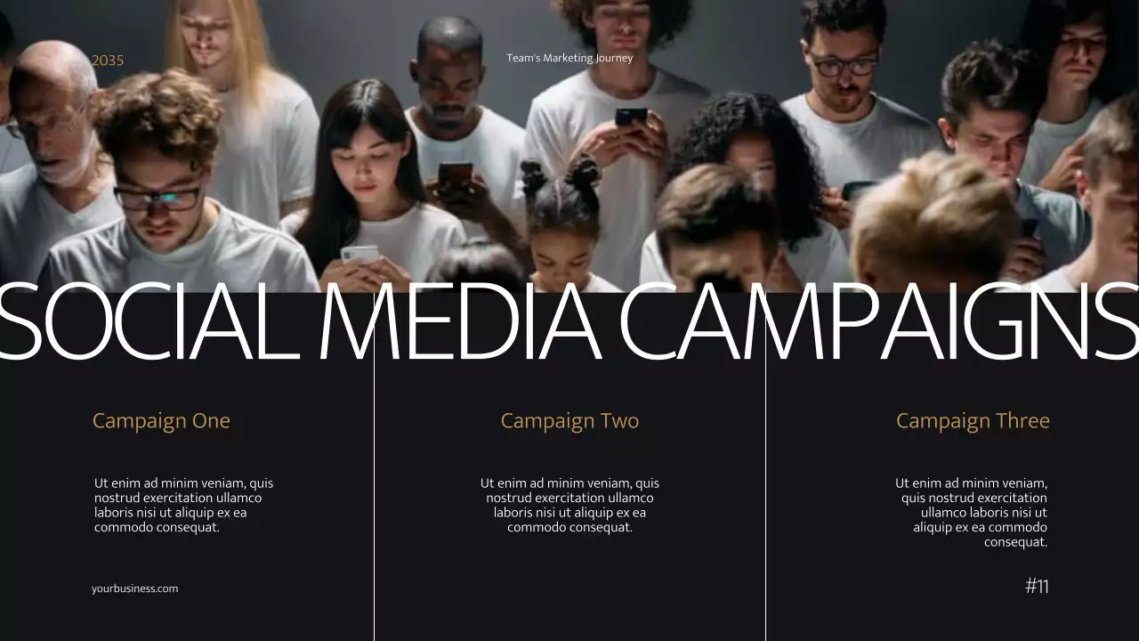 Black Modern Marketing Presentation