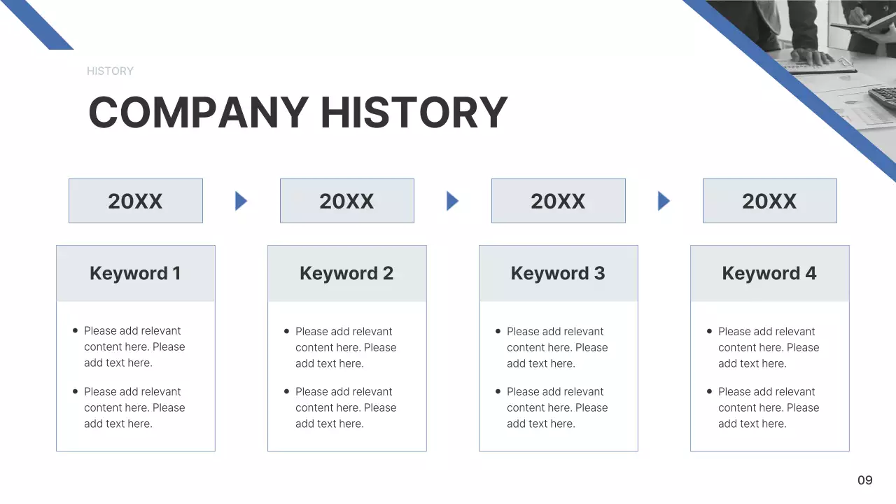 Blue Modern Company Report Presentation