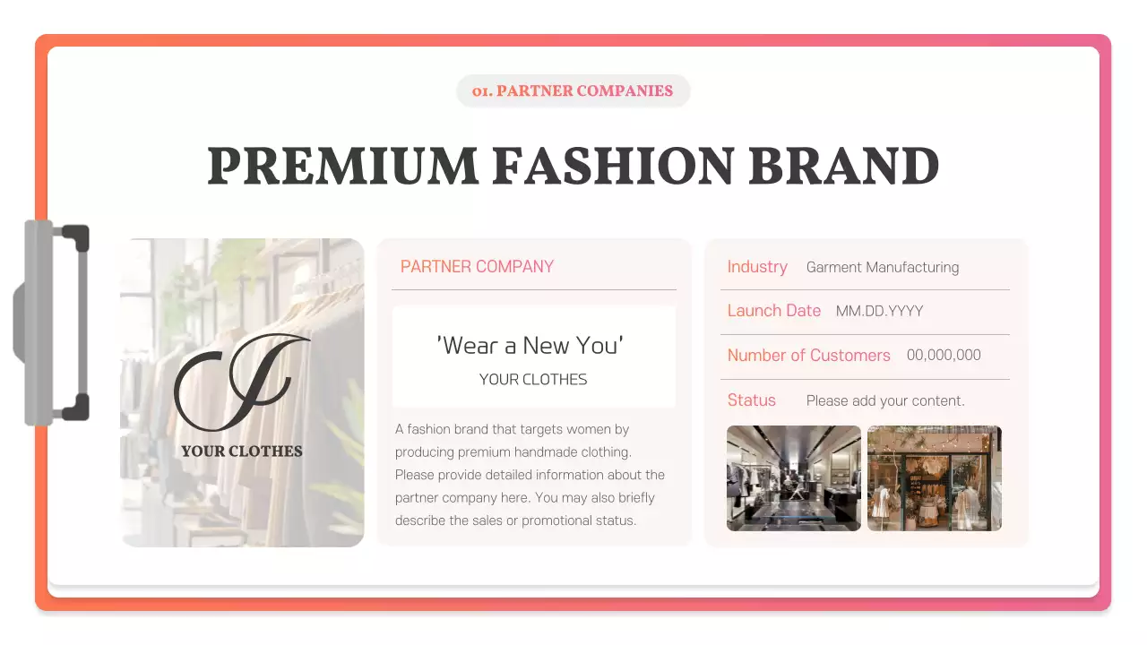 Orange Modern Marketing Report Presentation