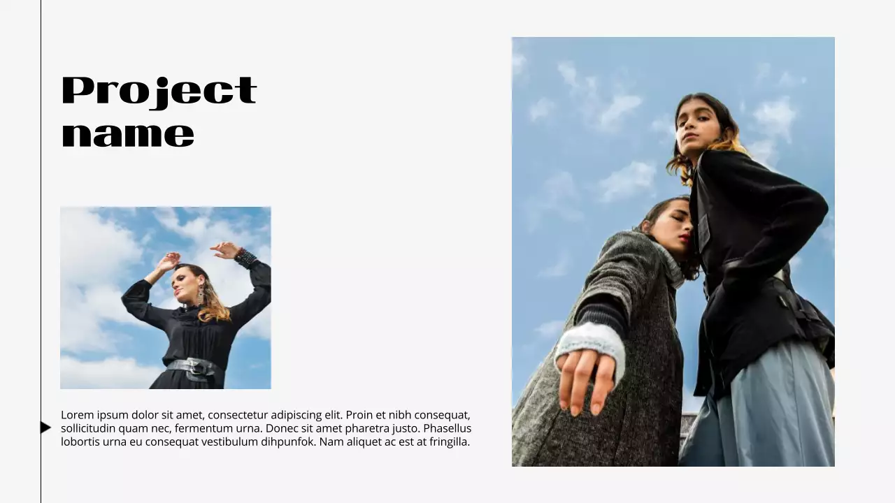 Black Minimal Photographer Portfolio Presentation