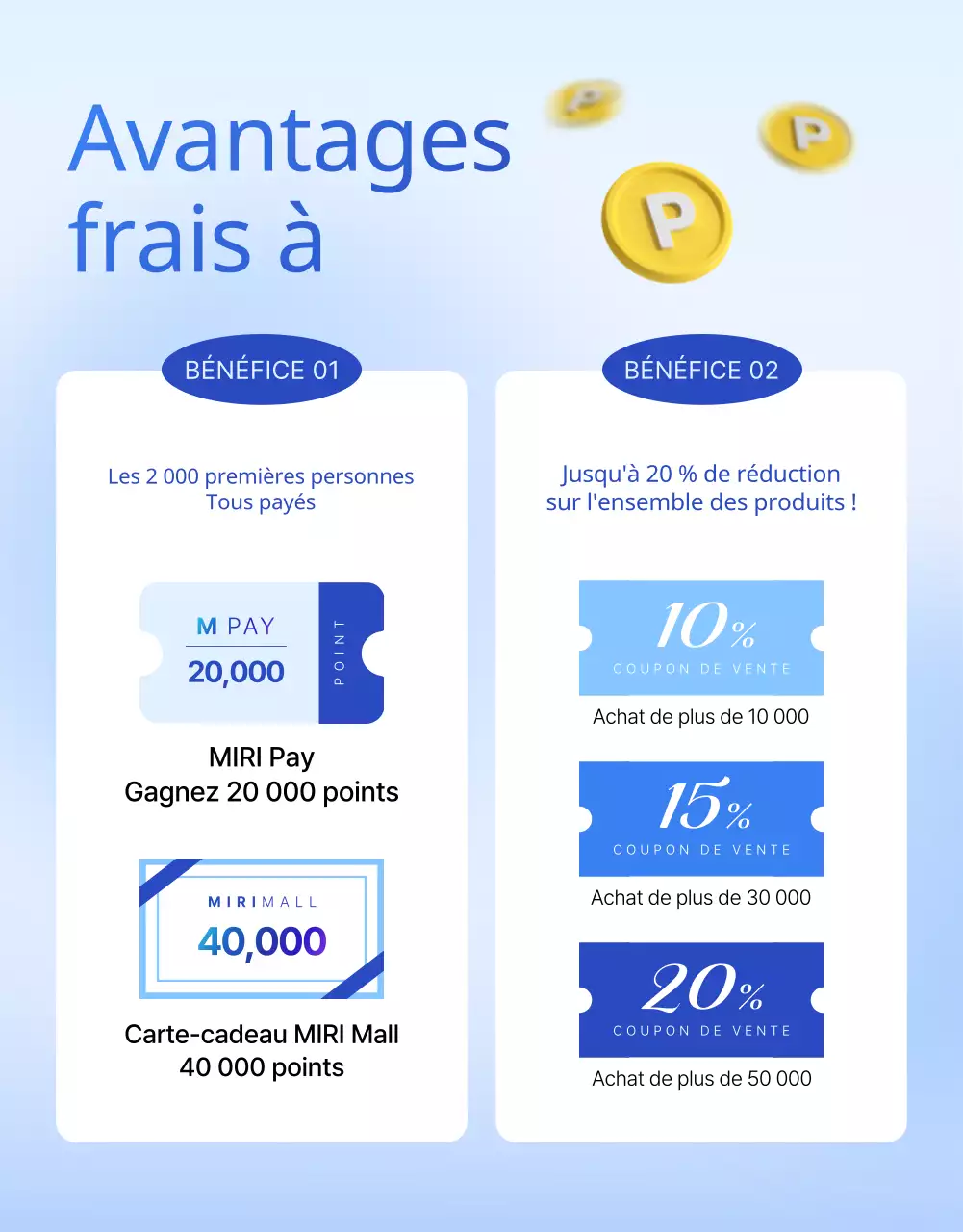 Promouvoir un étalage de marchandises estival avec des couleurs bleu et bleu clair très tendance