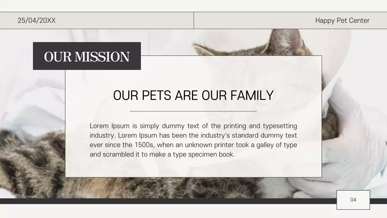 Beige Classic Pet Care Guide Presentation