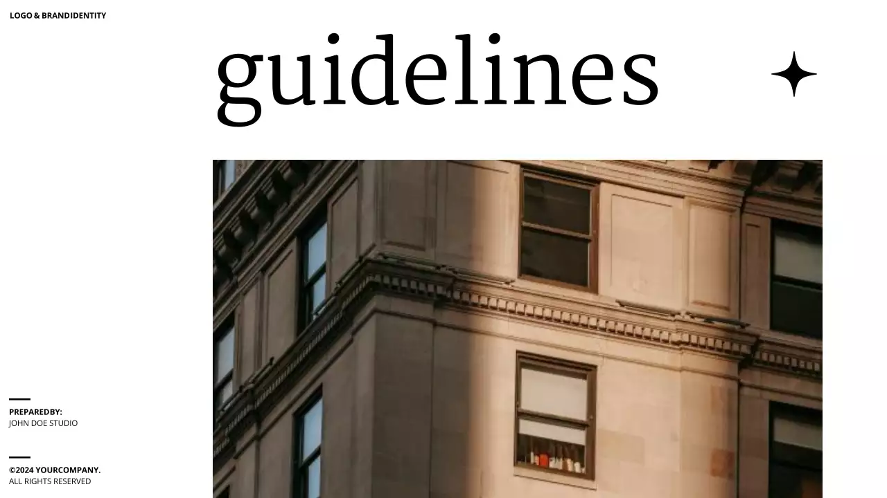 Brown Minimal Brand Guideline Presentation