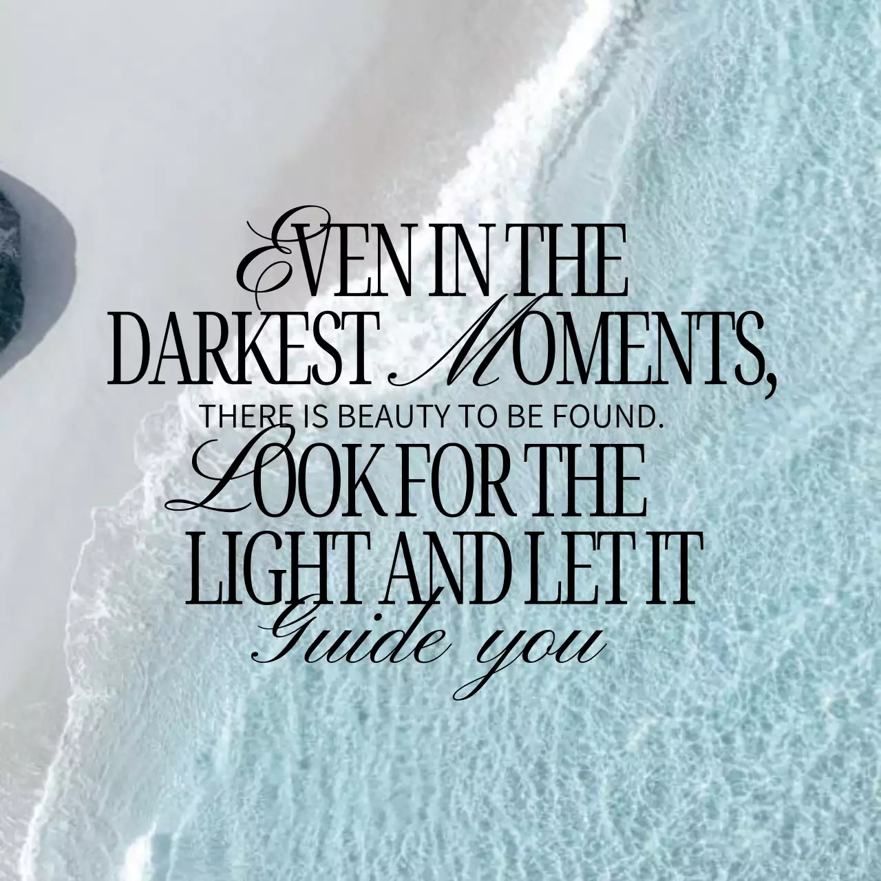 Blue Elegant Inspiration Card Social Media Post