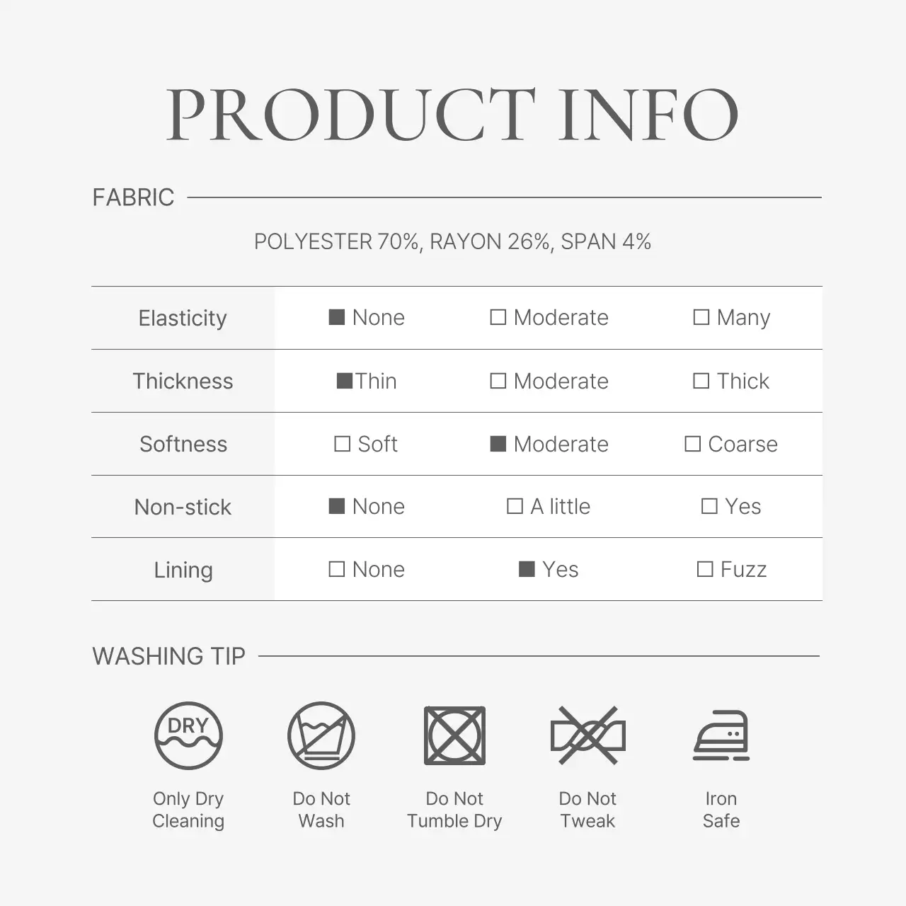 A fashion mall decorated with a simple style of white and gray emoji, with necessary instructions and cautions.