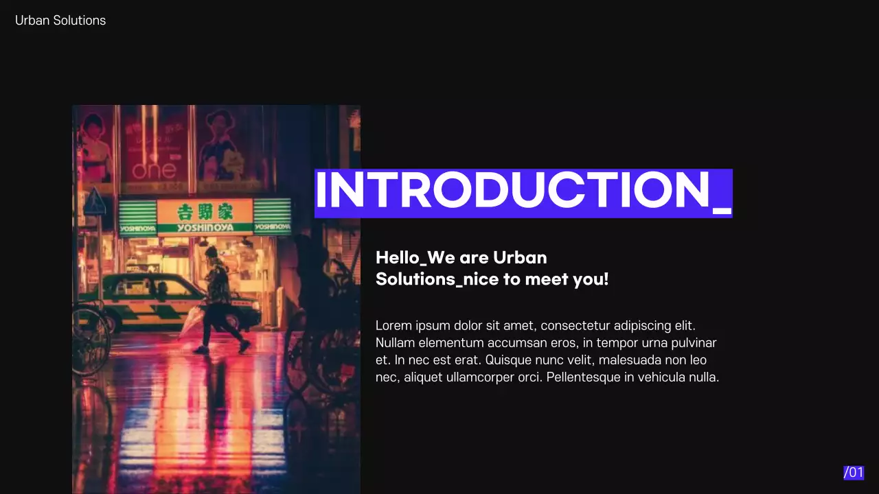 Black Modern Smart Solutions Pitch Presentation