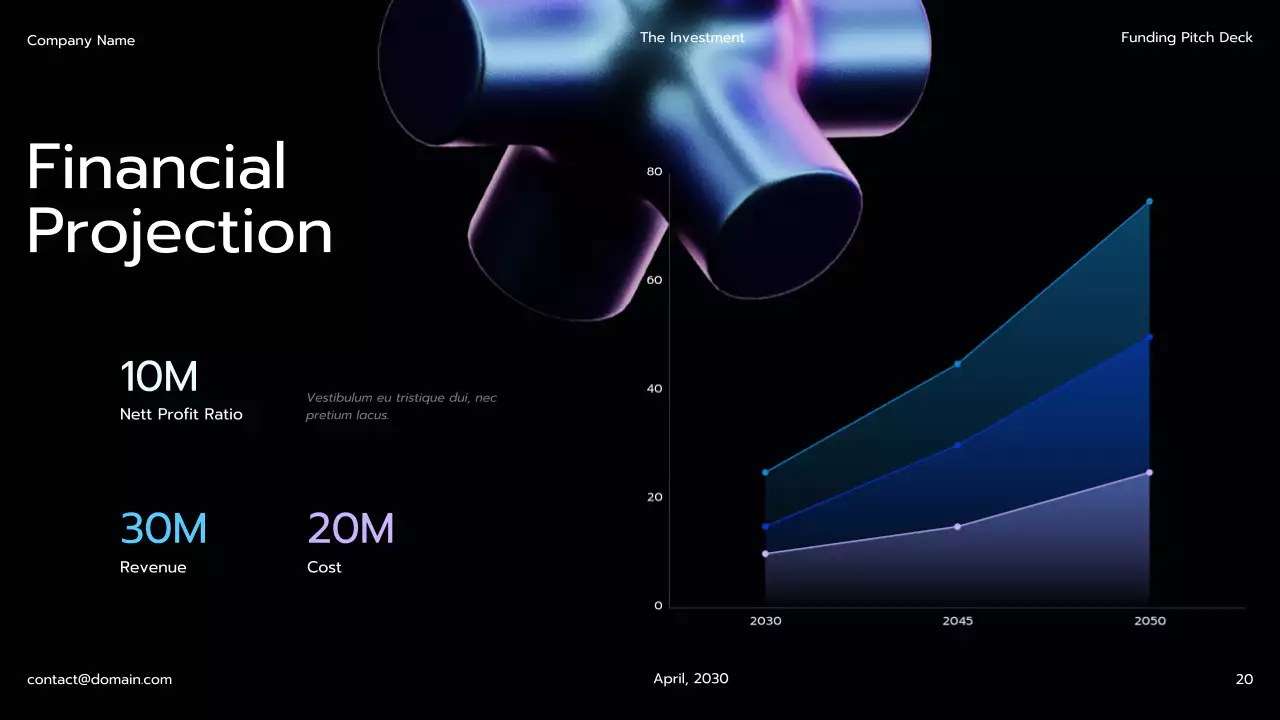 블랙 모던 펀딩 피치 프레젠테이션