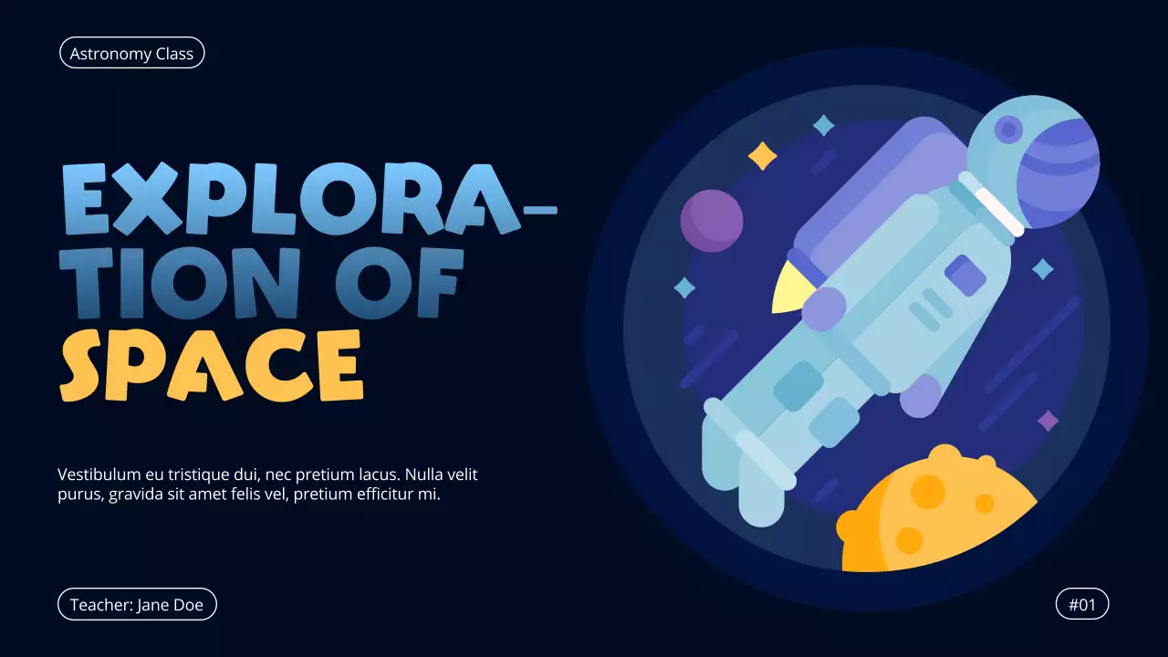 Navy Modern Space Course Presentation