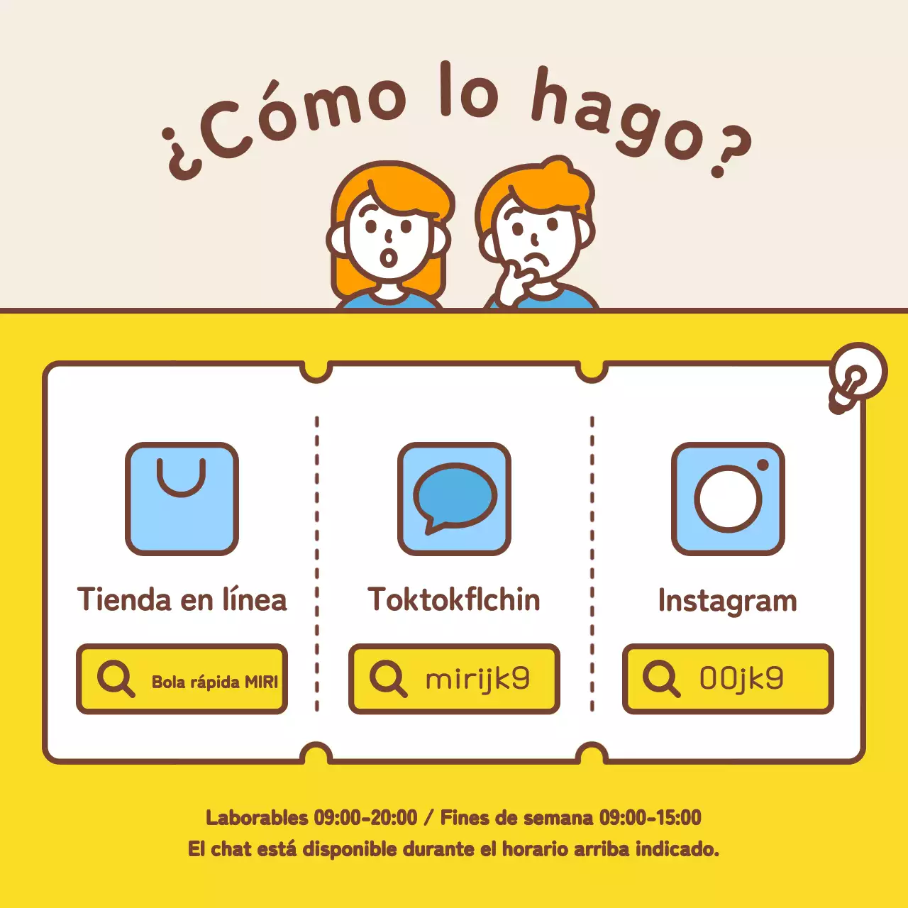 Promoción sencilla en redes sociales de búsqueda de empleo en el extranjero en amarillo y azul claro