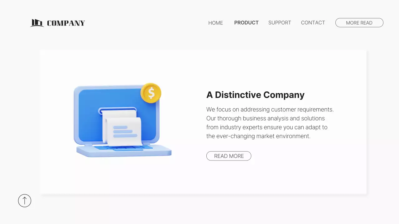 화이트 모던 비즈니스 프로모션 프레젠테이션