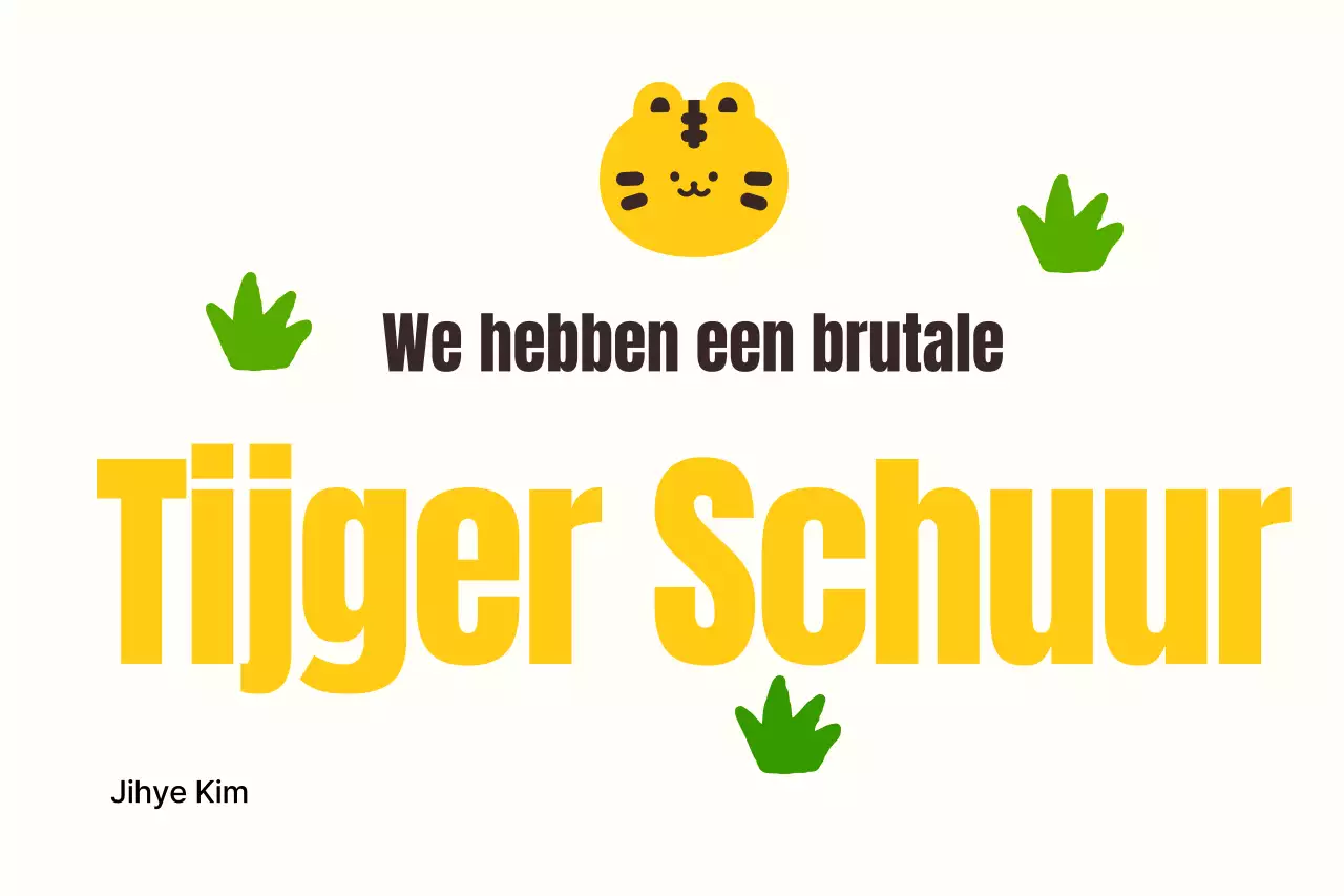 Ontwerp voor een gezellig kinderkamerconcept met dierenillustraties