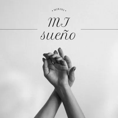 Sencillo post de sentimientos esperanzados en blanco y negro y en blanco y negro