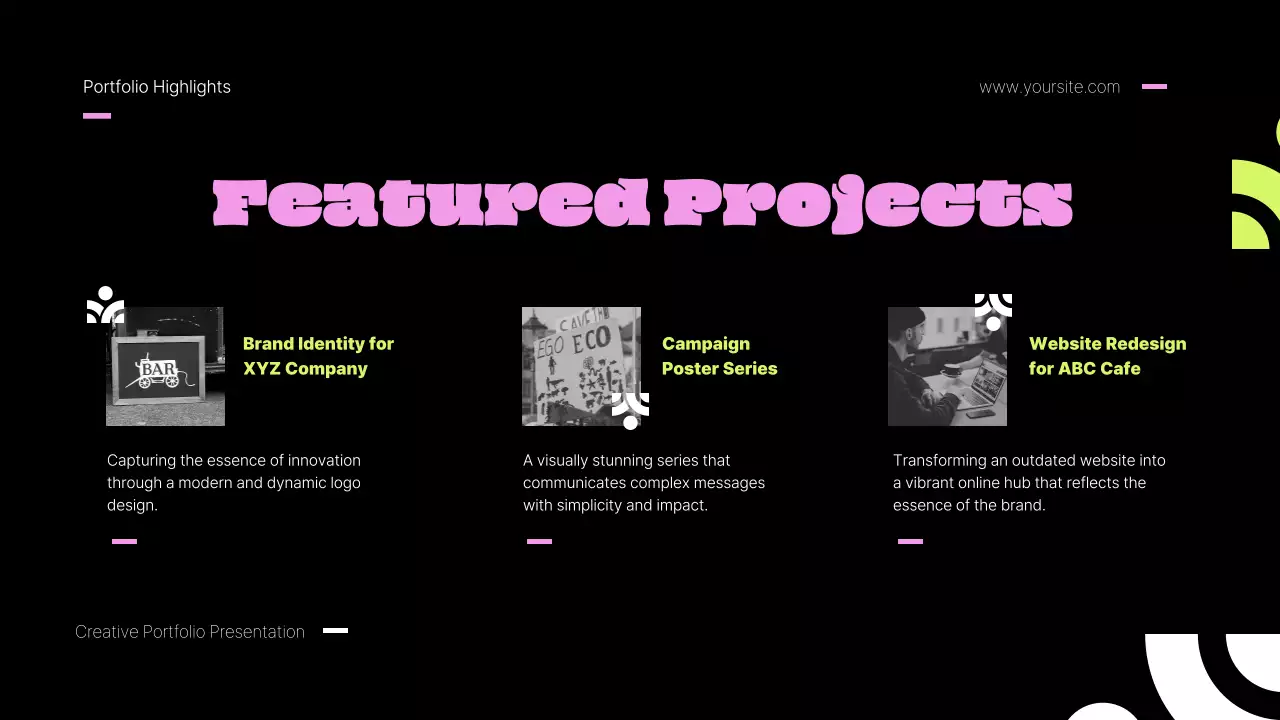 Pink Retro Portfolio Presentation