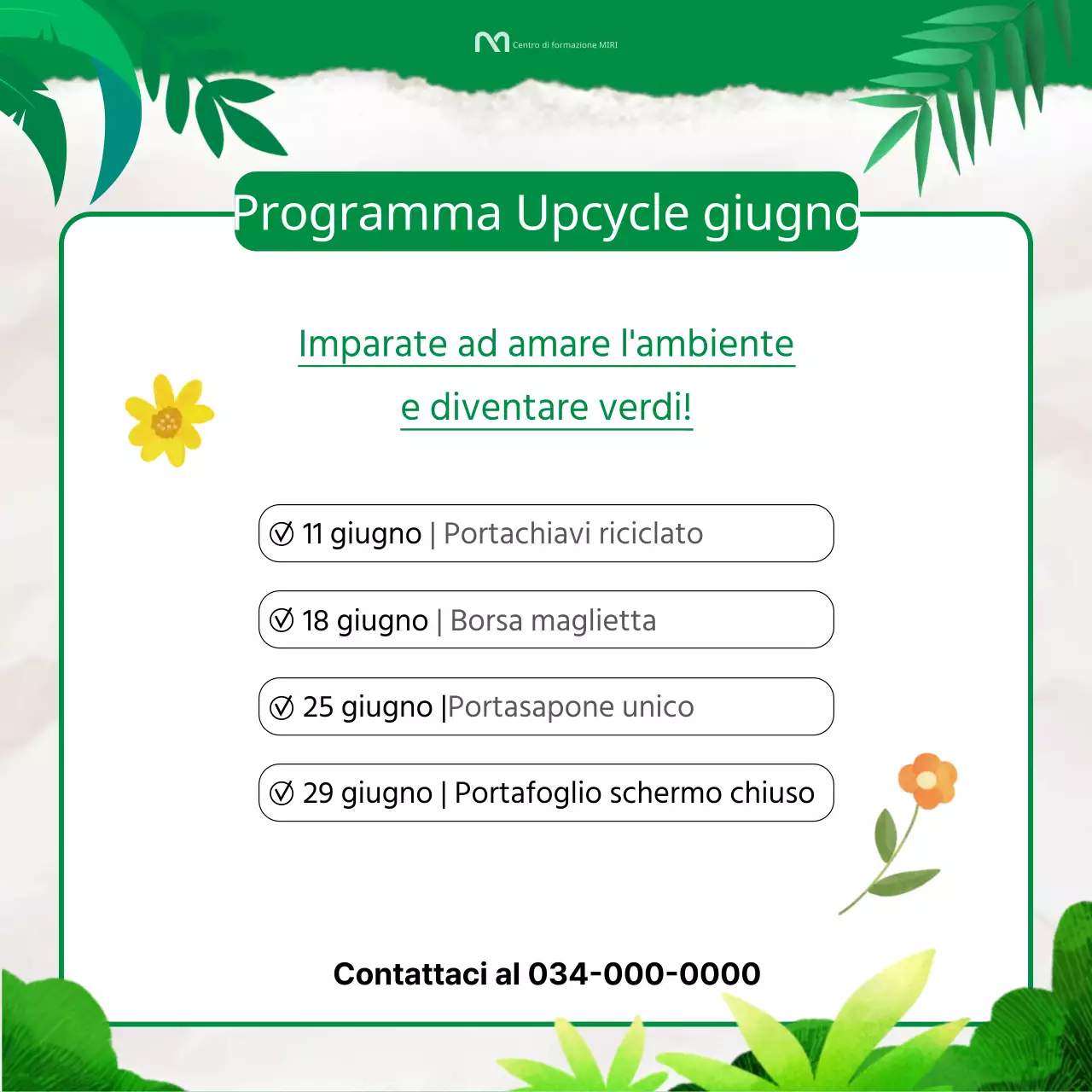 Guida all'upcycling nel verde