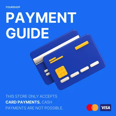 Blue Modern Payment Guide Social Media Post