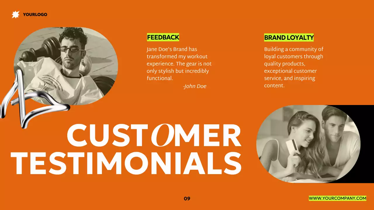 Orange Neon Modern Elevate Your Game Brand Proposal Introduction