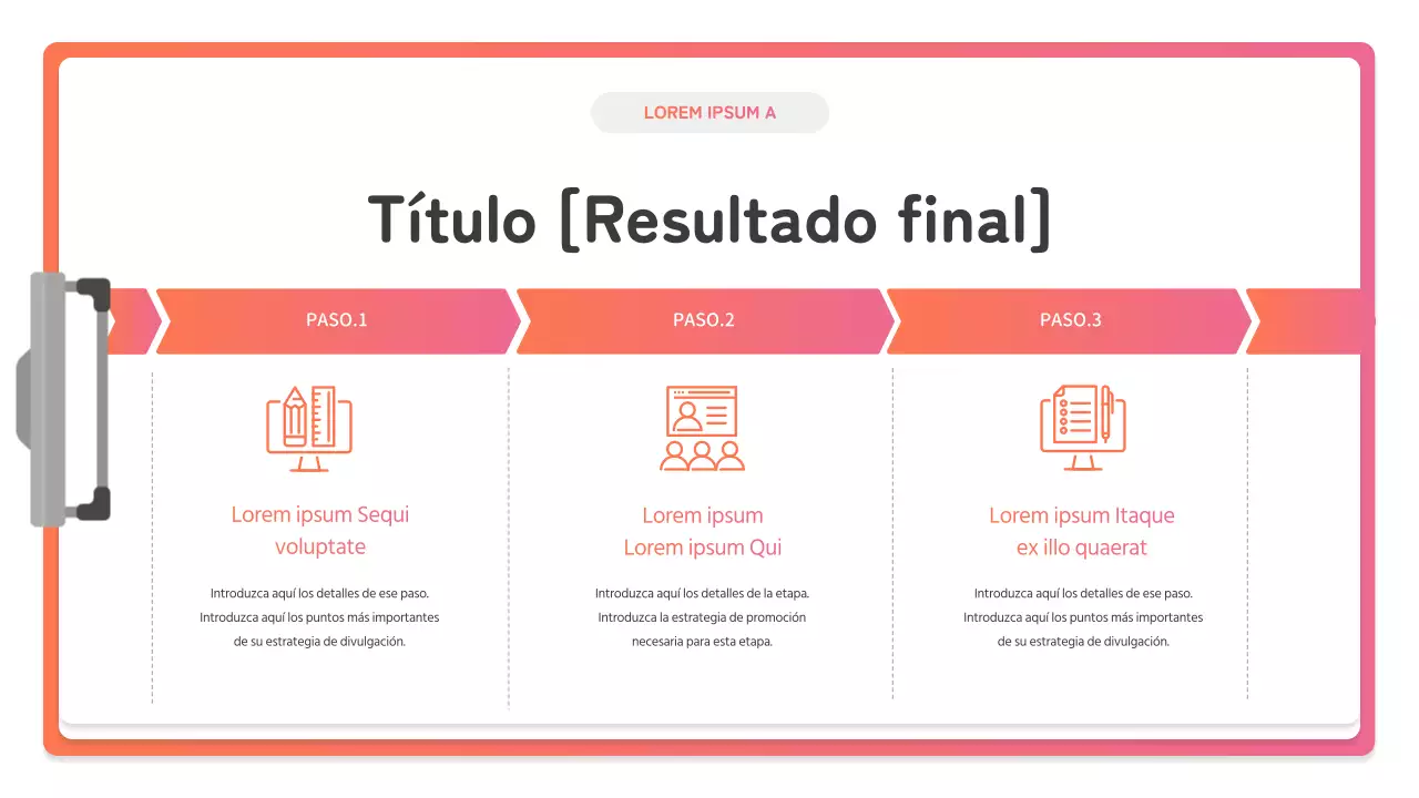 Cómo crear un sencillo estudio de marketing de marca rosa y naranja