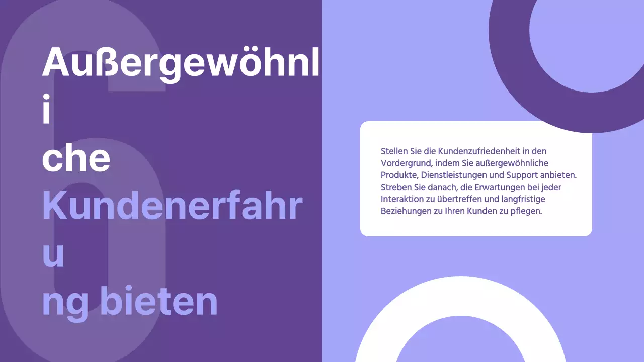 Lila Moderne Unternehmensstrategie Präsentation