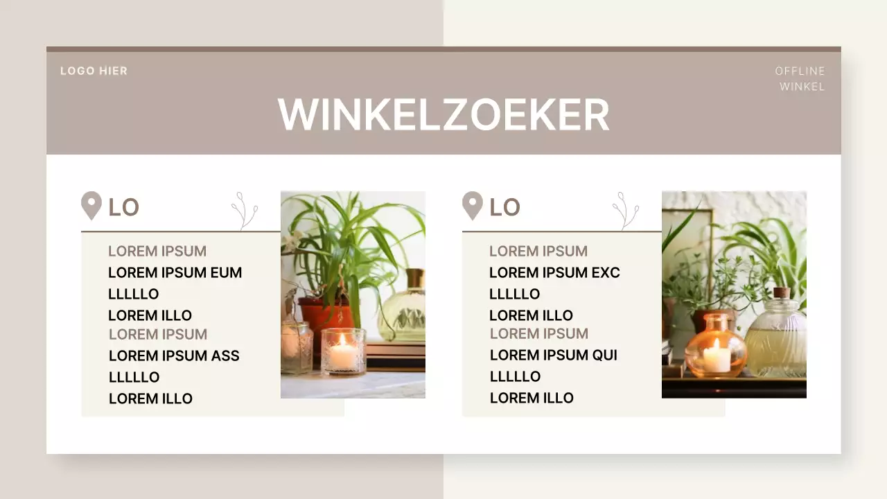 Een eenvoudige beige en ivoorkleurige kaarsenstudio voor kleine bedrijven