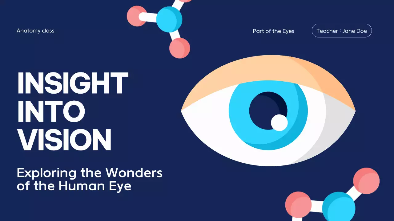 Blue Modern Anatomy Course Presentation