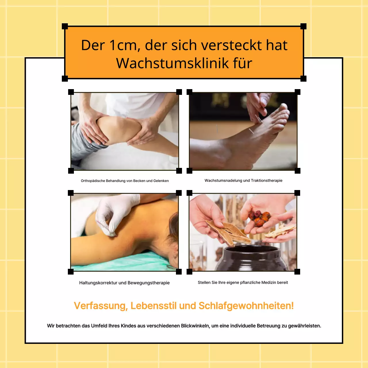 Förderung der Yellow's lovely child growth clinic