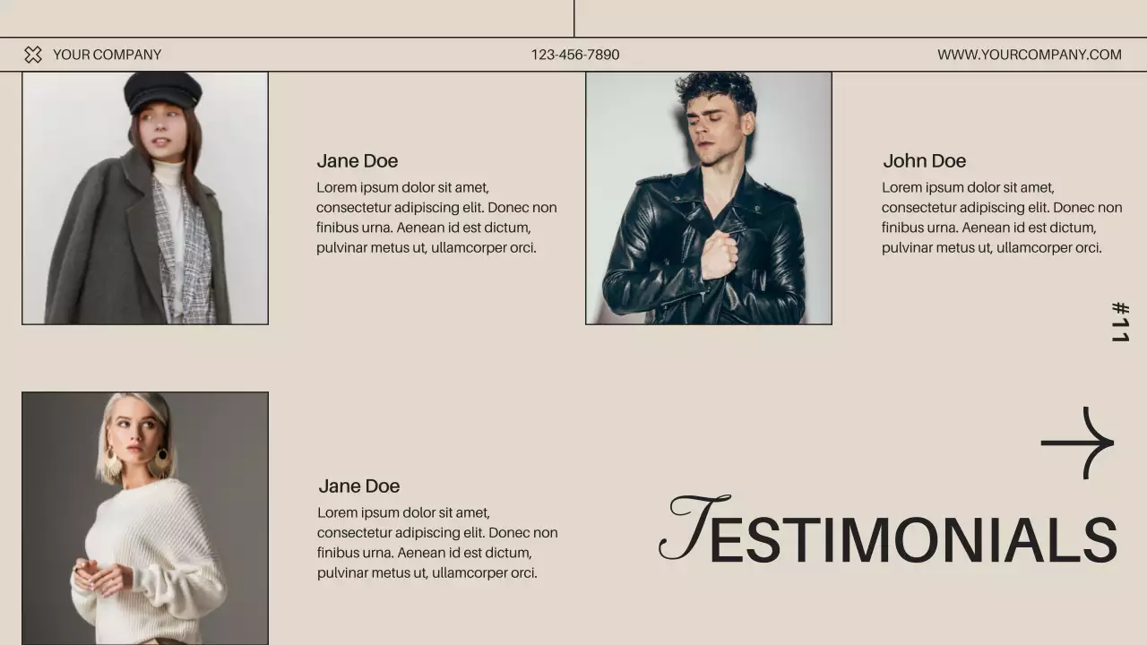 Beige Modern Portfolio Invitation Presentation