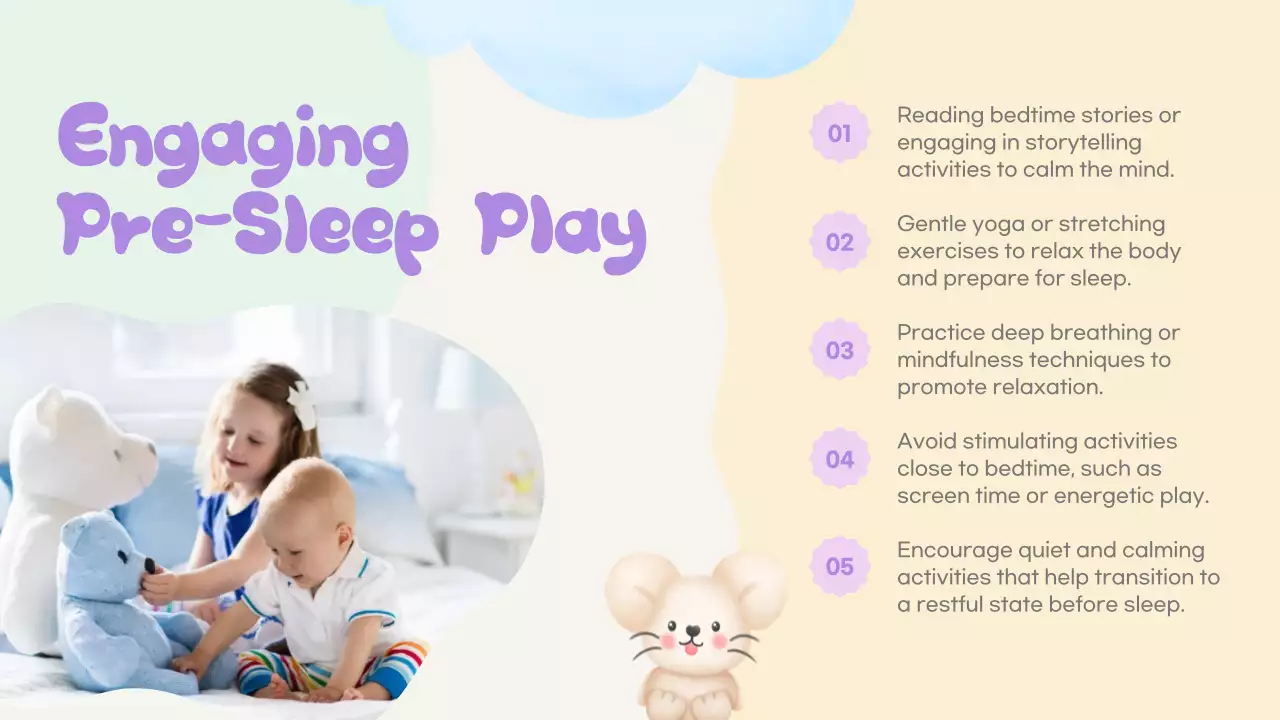 Purple Cute Sleep Guide Presentation