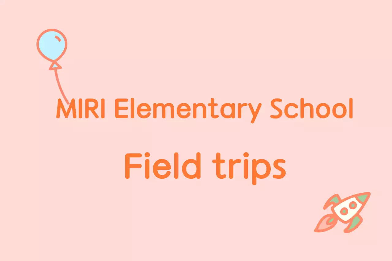 Pink and white elementary school field trip group announcements