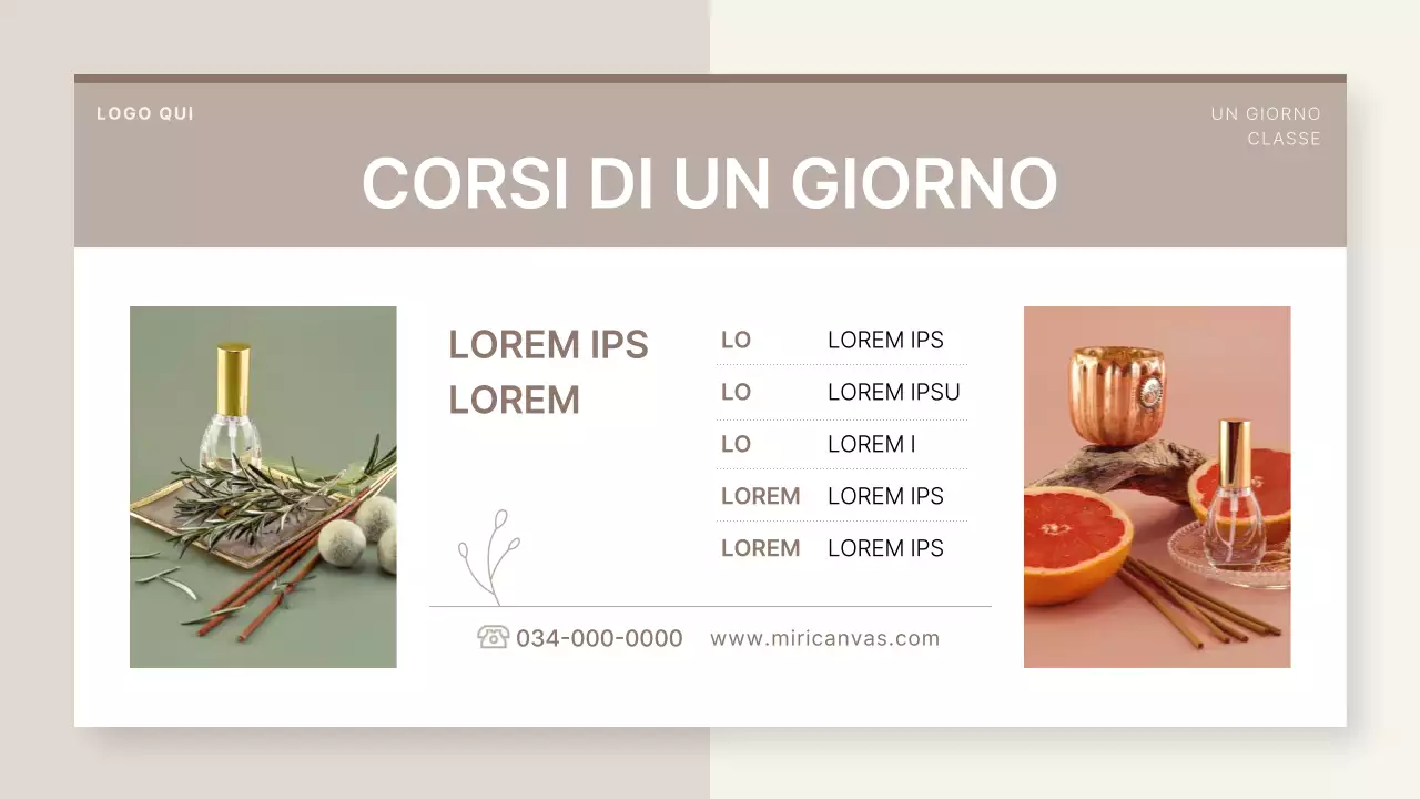 Una semplice dichiarazione di marchio beige e avorio per uno studio di candele per piccole imprese