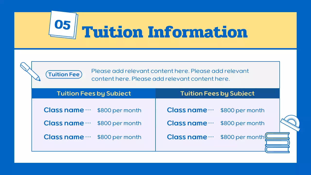 Blue Minimal Education Guide Presentation