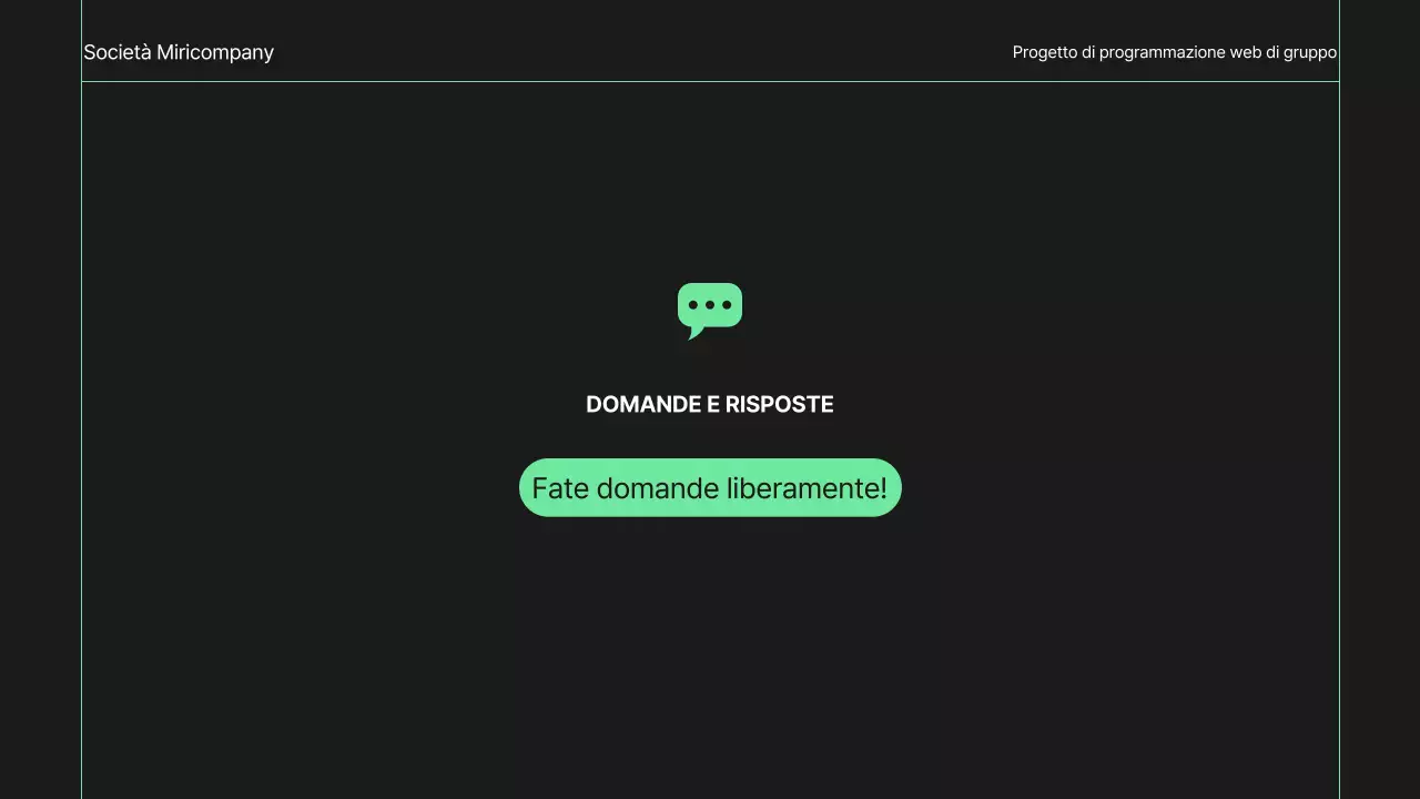Un semplice brief di sviluppo web in bianco e nero